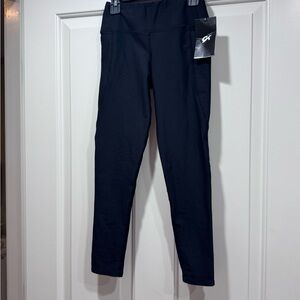 GK Girls' Black gymnastics/cheer/dance Leggings